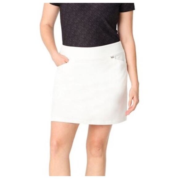 NWT Greg Norman Pull On Skort 18” White Size L - Picture 1 of 6